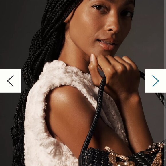 Anthropologie Faux Fur top - Picture 3 of 4